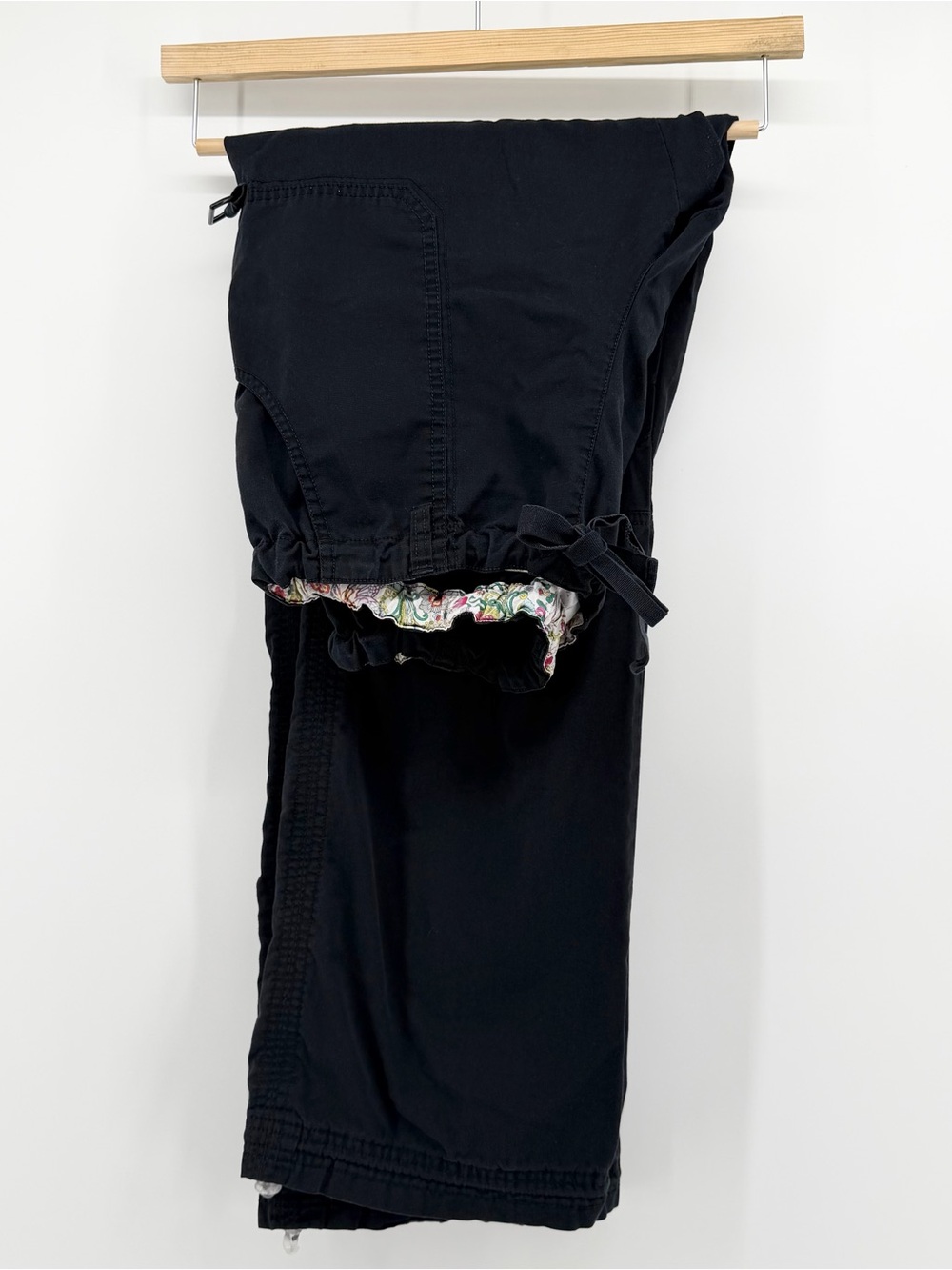 koi Classics Lindsey Large Tall Cargo Scrub Pants Black L Tall 701T Nurse Med